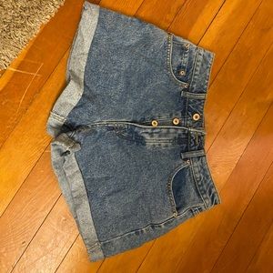 forever21 denim shorts